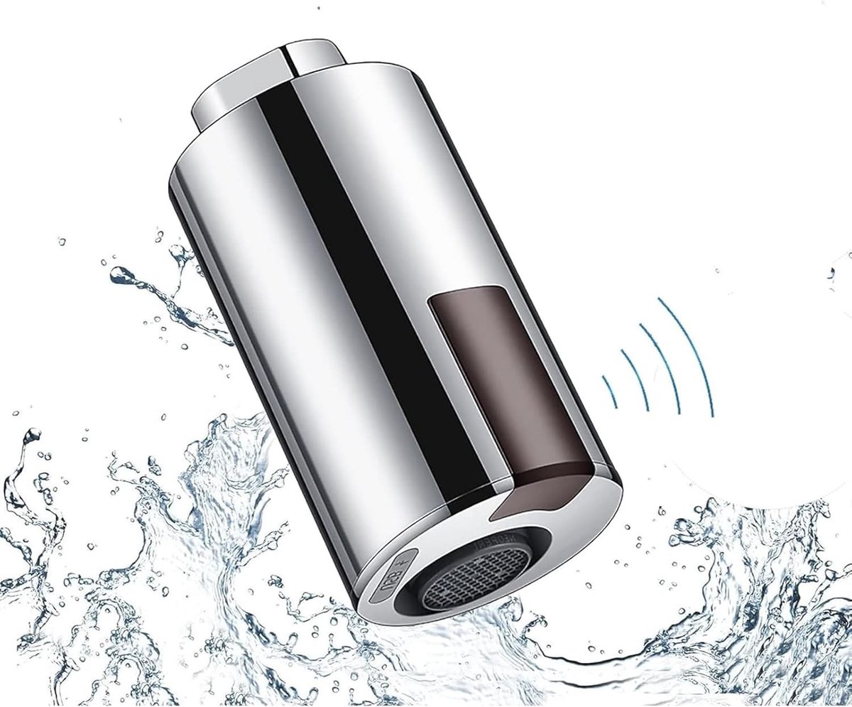 Omgoods - Slimme Automatische Sensor Waterbesparende Kraanadapter M22/M24