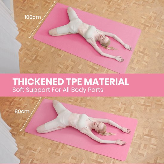 Omgoods - Yoga Mat XXL - 190 x 100 cm Antislip TPE van Omgoods — afbeelding 3