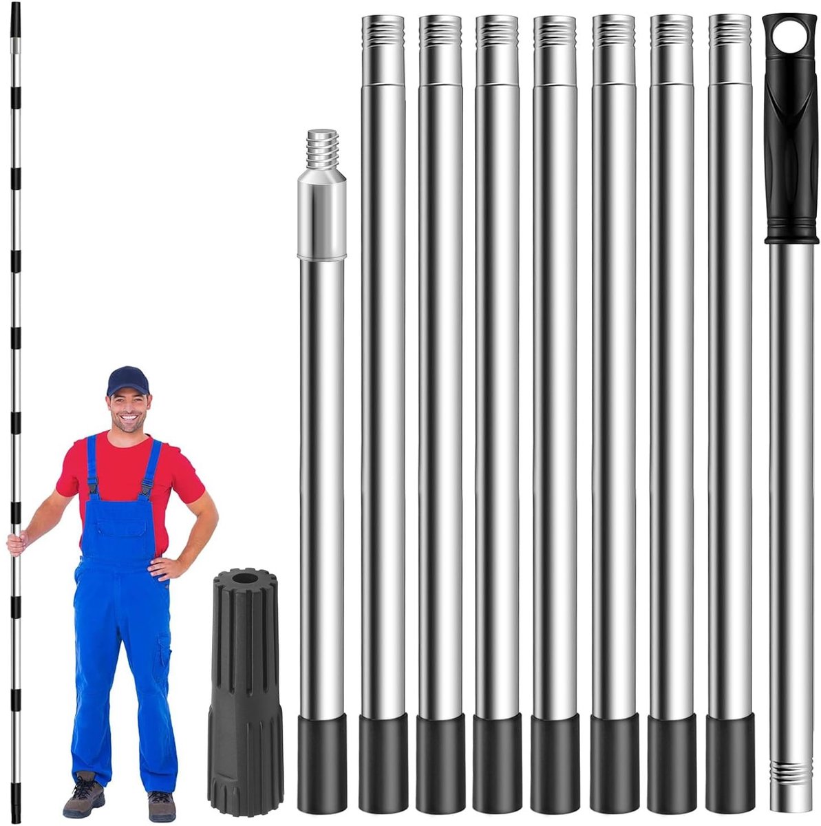 Omgoods - Verlengbare Verfroller Stok tot 3.6m