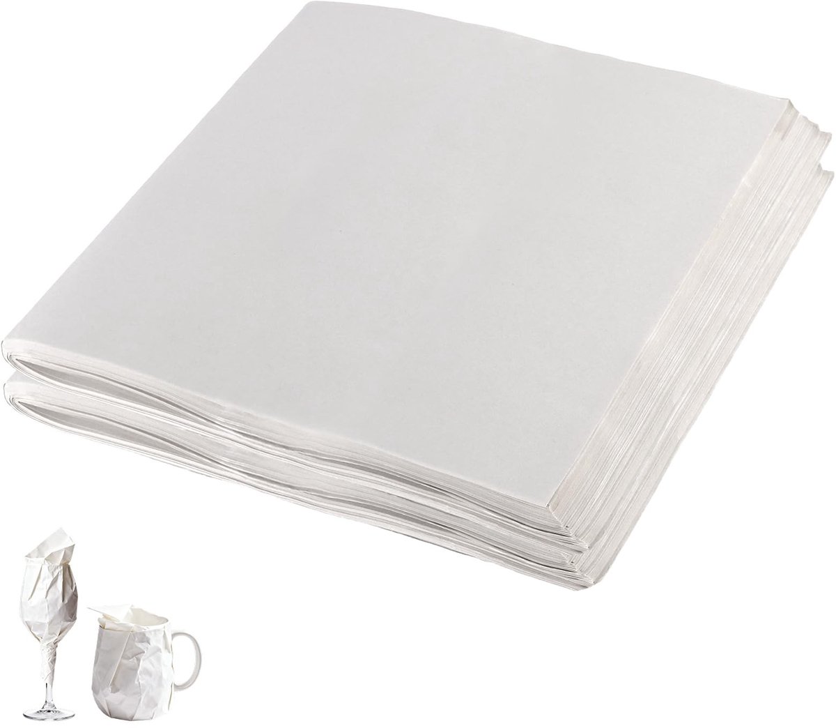Omgoods - 400 Vellen Krantenoffcuts - Inpakpapier voor Verhuizing en Kunst