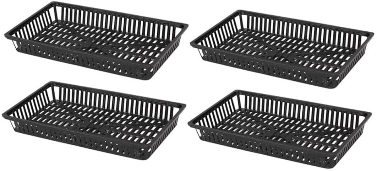 Omgoods - Set van 10 Plastic Plant Potten voor Aquarium