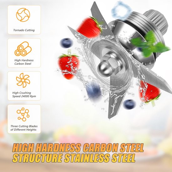Omgoods- Containerkan 1,9 Liter - Vervangende Kan - Duurzaam - Hoge Capaciteit - Meetmarkeringen - Compatibel met Blender - Blenderkan — afbeelding 3