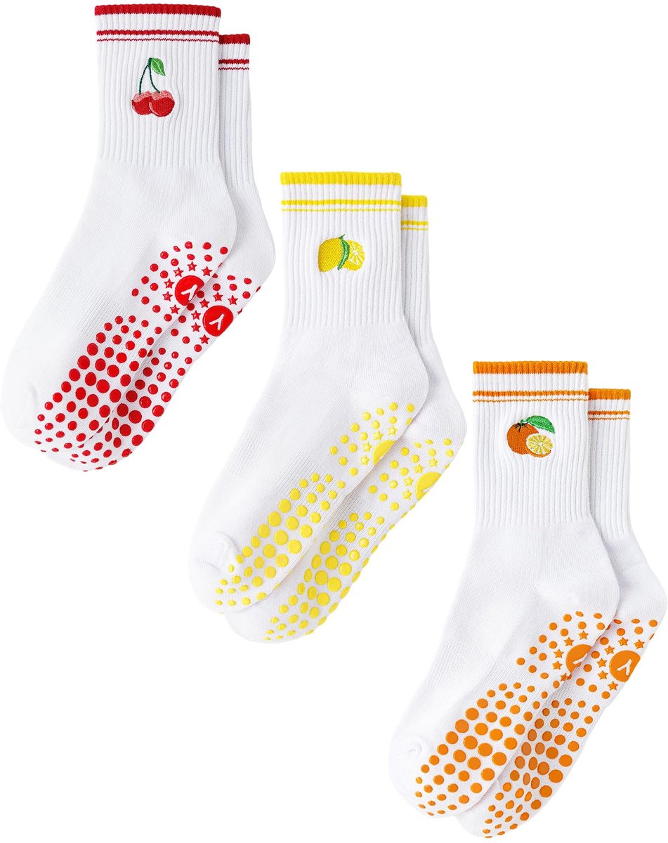 Omgoods - Antislip Pilates Sokken met Grip voor Yoga en Fitness