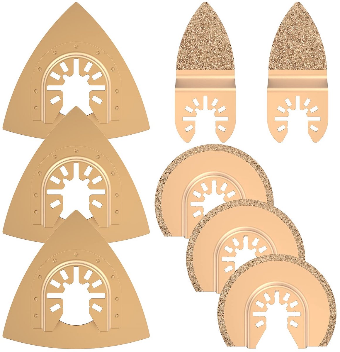 Omgoods - Set van 8 Universele Oscillerende Zaagbladen voor Multifunctionele Gereedschappen