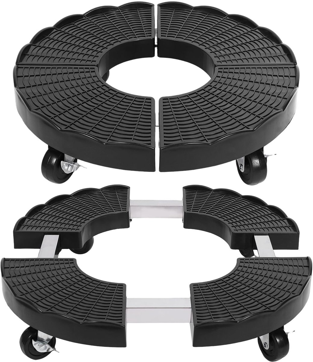 Omgoods - Verstelbare Plant Roller met 360° Draaibare Wielen
