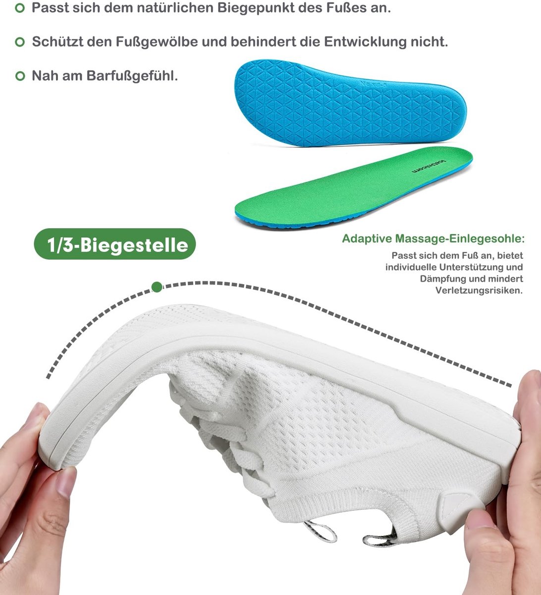 Omgoods- Blotevoetenschoenen - Brede ademende schoenen - Zero Drop Balance-zool - Antislipzool - Adaptieve Massage Inlegzool - Minimalistisch ontwerp - Minimalistische Schoenen