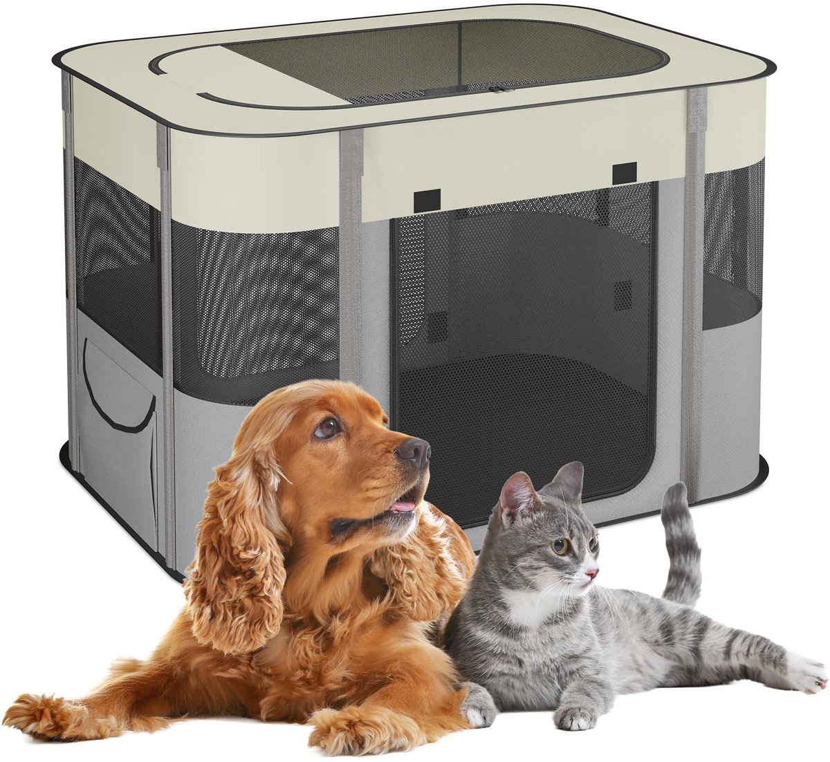Omgoods - Opvouwbare Reisbench voor Honden, 55x82x60cm