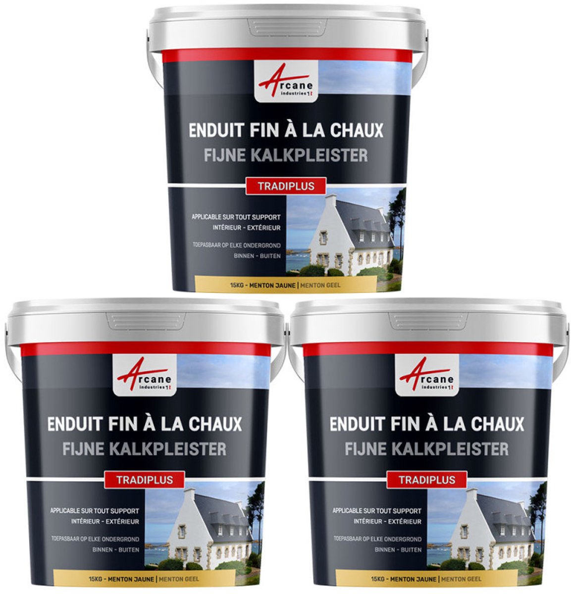 Fijne kalkpleister voor binnen- en buitendecoratie - TRADIPLUS