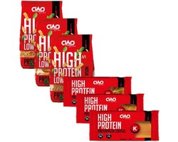 Ciao Carb |   Mix Proteïne Pasta | 6 x Protopasta Variant  | Koolhydraatarme Pasta | Eiwitrijke Pasta