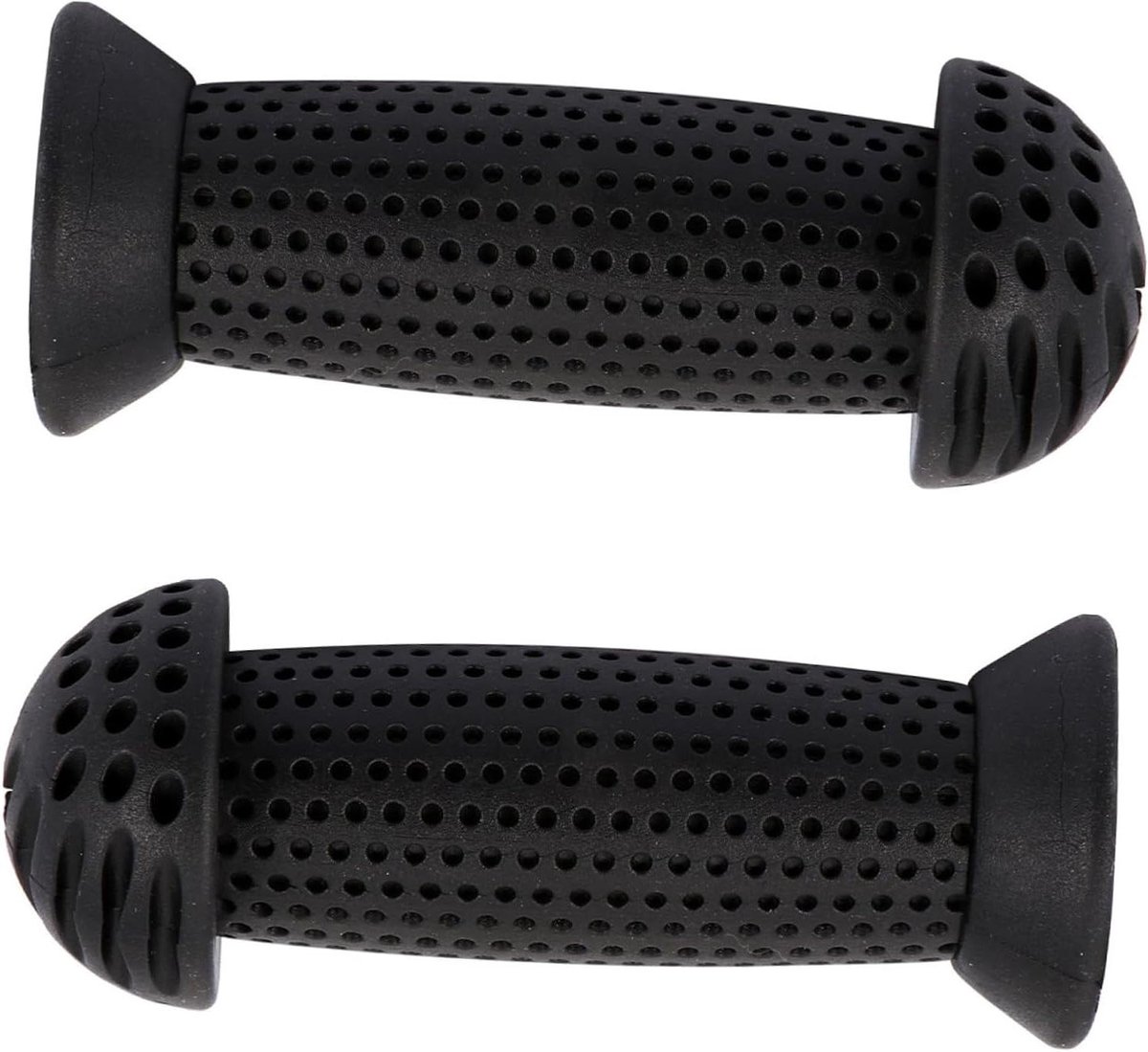 Kinderfiets Handvatten - Stuurgrepen Kinderen - Veilig Fietsen - Antislip Ontwerp - 10x4CM - Zwart