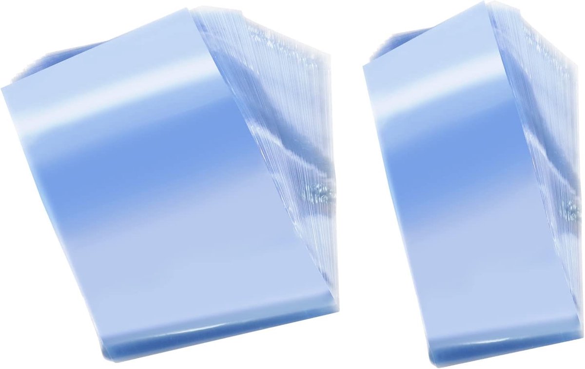 100 stuk krimpfolie, stofdicht, afstandsbediening, PVC, beschermhoes voor airconditioning- en TV-afstandsbedieningen, 50 stukken, 8 x 25 cm