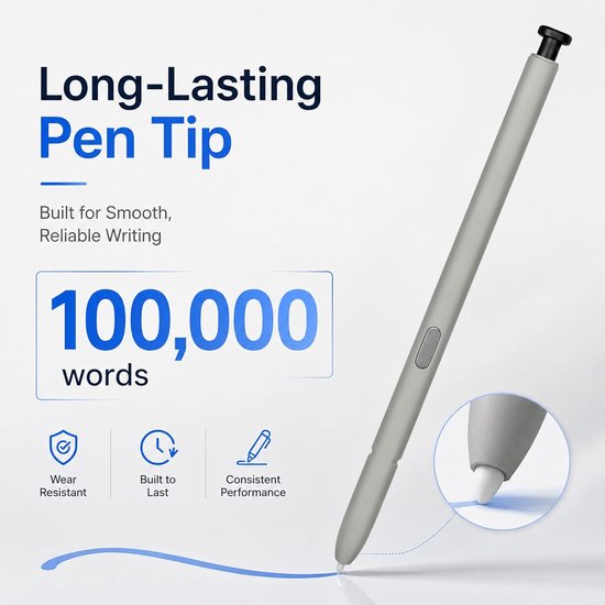 touchpen voor Samsung Galaxy S25 Ultra stylus pen, capacitieve nauwkeurigheid van 0,7 mm, nauwkeurig, zonder Bluetooth, gevoelige touch-bediening voor tekenen en schrijven, compatibel met — afbeelding 4