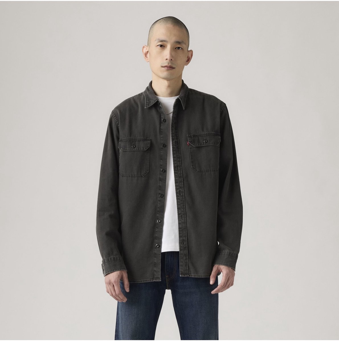 Levi’s Jackson Worker-overhemd Zwart