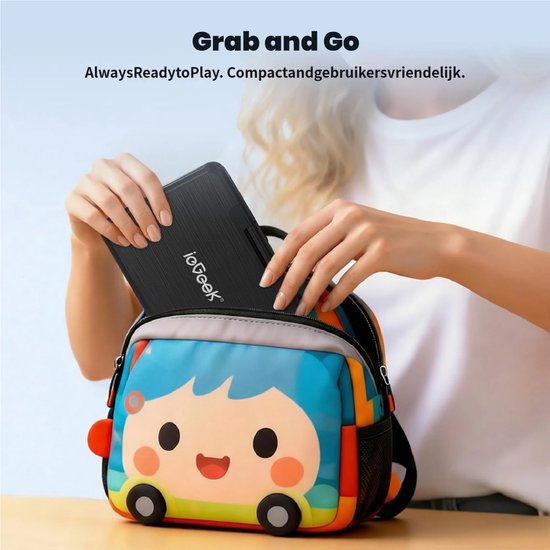 ieGeek 11.5" Portable DVD Speler - 9,5" HD-Draaibaar Oogbeschermend scherm - Sync Ondersteunt USB/SD-Kaart [Blu-ray niet ondersteund] — afbeelding 3