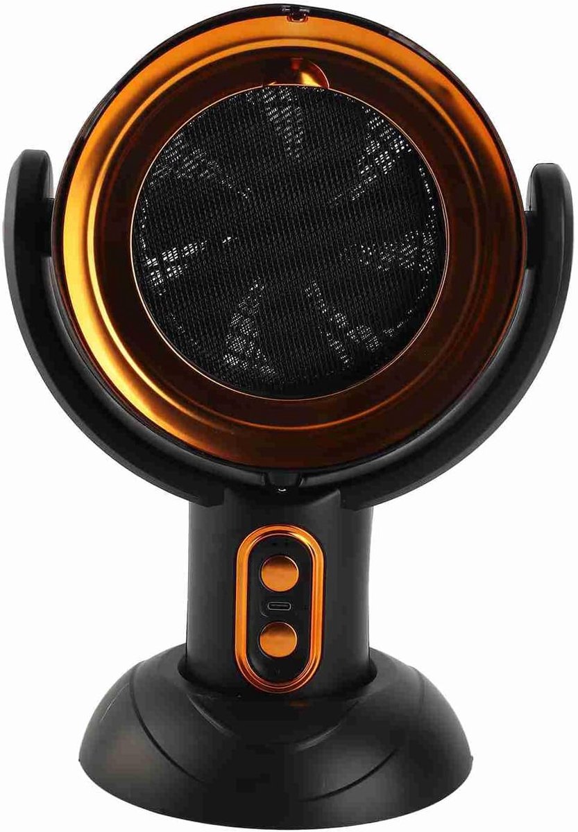SnelShoppen - Draagbare Afzuiger, 2 Snelheden, Negatieve Ionen, Verwijderbaar Filter, Kookafzuigkap, Keuken Ventilator voor Binnen BBQ, Hotpot, USB Op