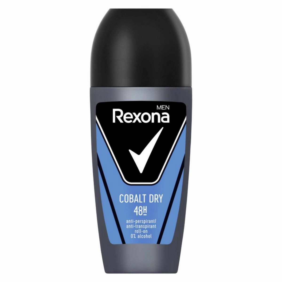 Rexona men cobalt dry - antiperspirant roll-on voor mannen - 48 uur bescherming, 50 ml