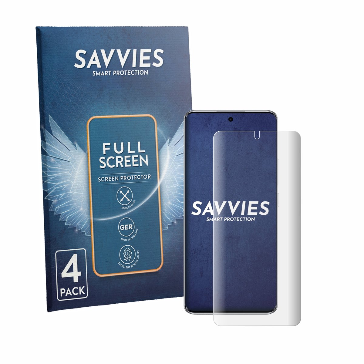 Savvies - Screenprotector voor Xiaomi Redmi Note 15 Special Edition - Folie Beschermfolie transparant volledig dekking 4 Stuks