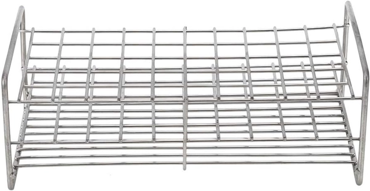 Test Tube Rack, Laboratory Tube Holder Test Tube Bracket Hole Test Tube Stand Anti-acid and Alkali with Handle for - ShopVlot