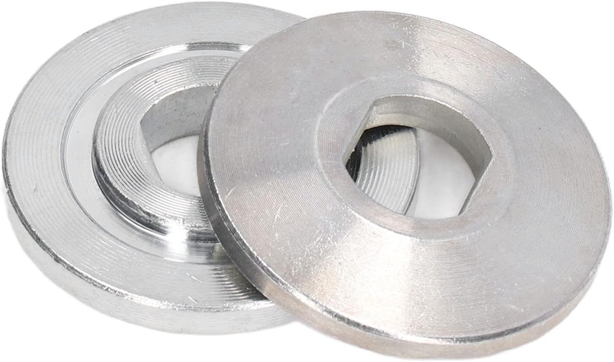 SnelShoppen - Elektrische Zaag Drukplaat Set van 2 Stuks, Snijmachine Drukplaten, Carbide Lagerblok voor 10 Inch Aluminium Afkortzaag