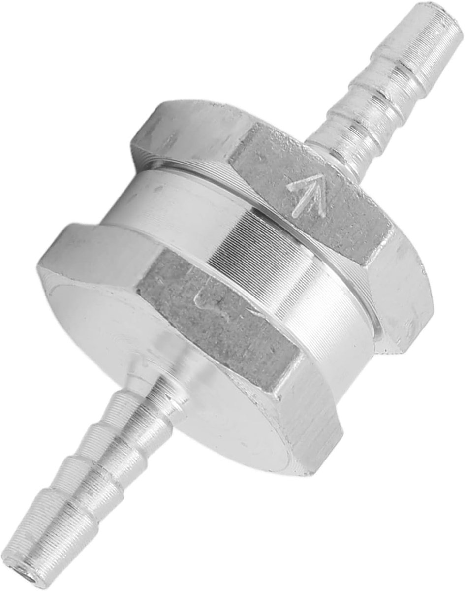 Aluminium Retourklep Checkklep 4mm - Universele Eendeklep voor Brandstof en Water