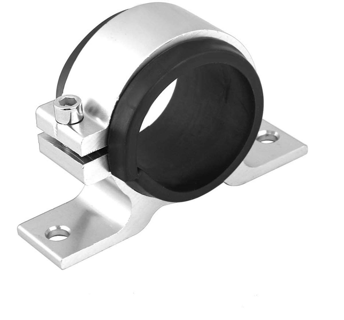 Brandstofpompbeugel 50mm - aluminiumlegering - rubber bescherming - veilige bevestiging - ShopVlot