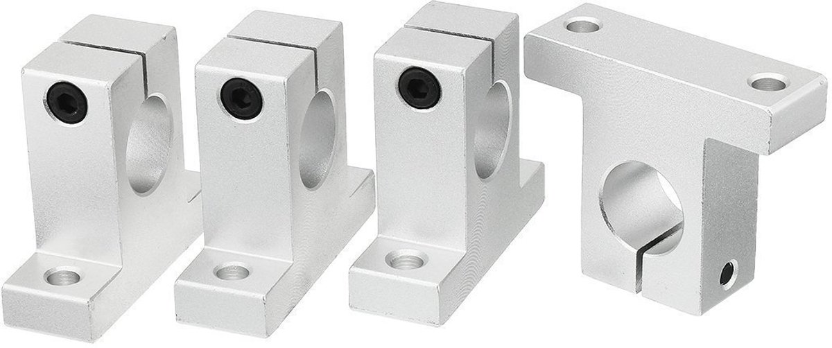 ARCELI 4pcs SK8 8mm CNC Linear Motion Ball Slide Units Rail Support Manual Shaft Carrier - ShopVlot