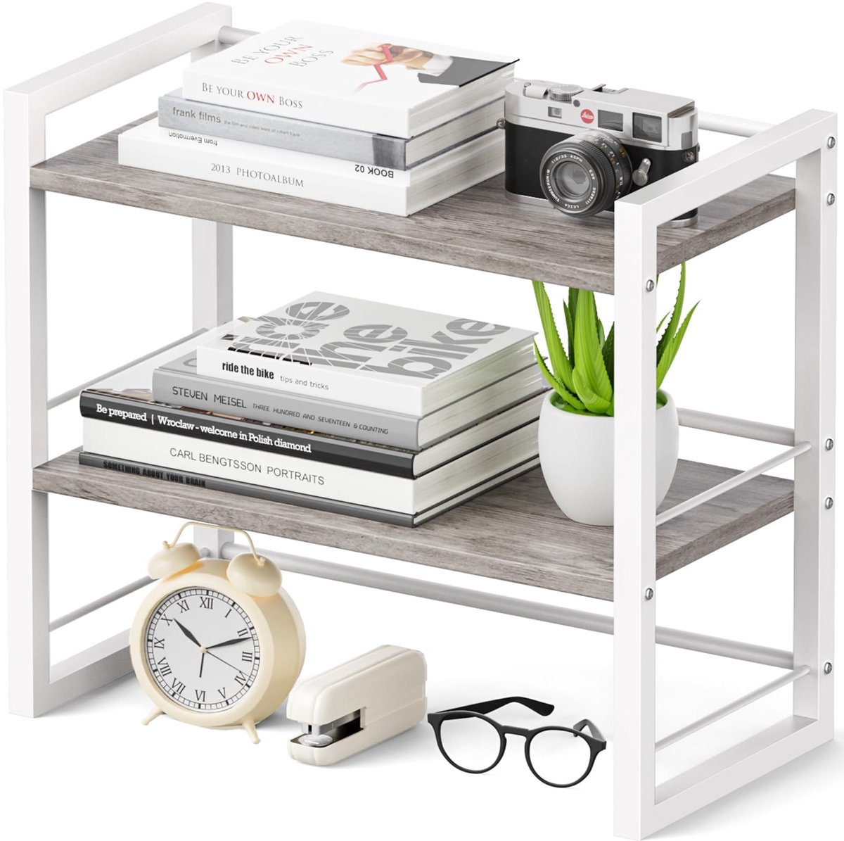Omgoods - Houten Bureau Organizer voor Kantoor en Thuisgebruik