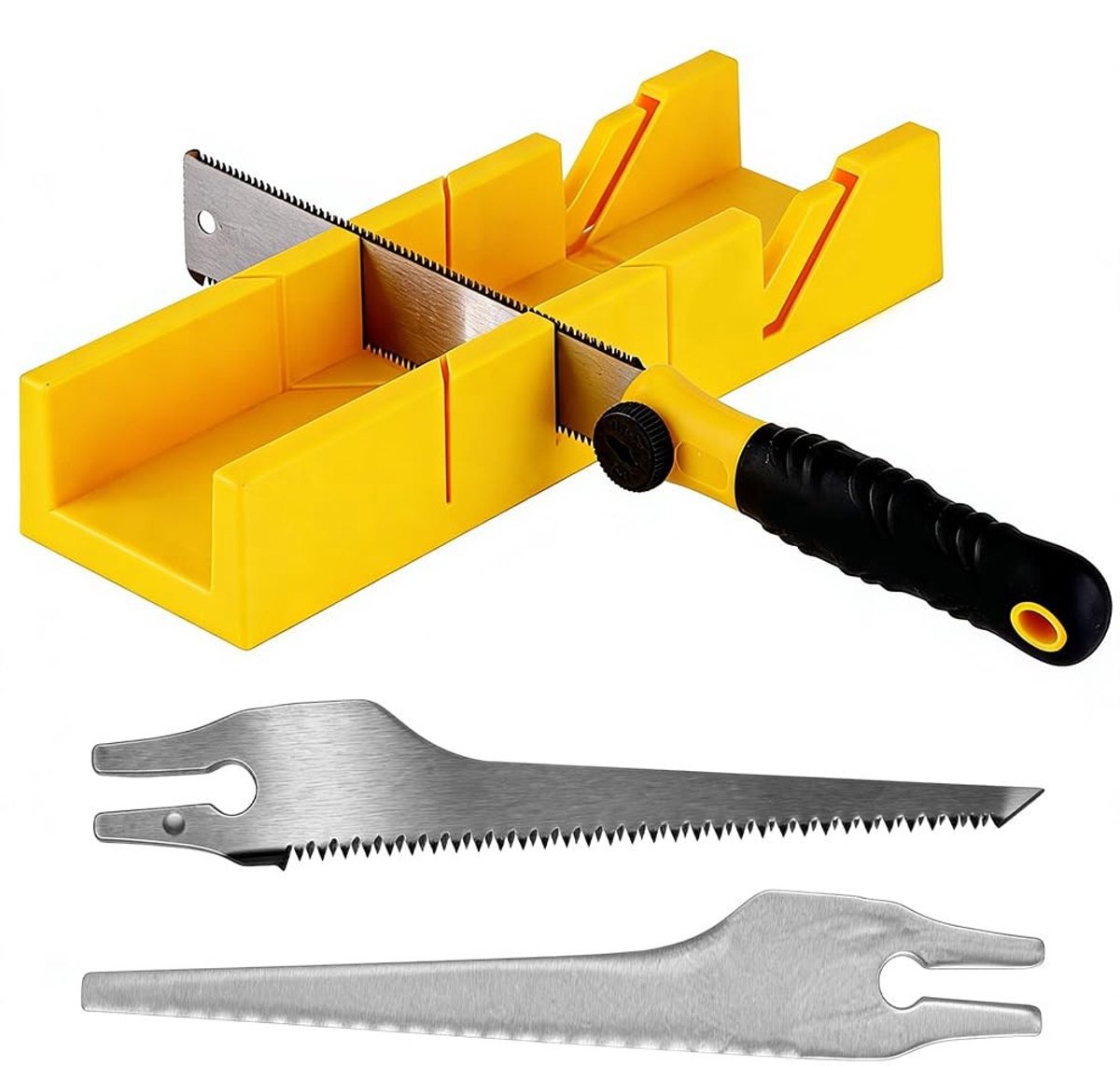 Omgoods - Miter Box met Zaag voor Precisie Houtbewerking