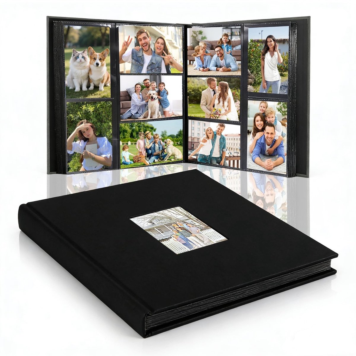 Omgoods - Linnen Fotoalbum voor 600 Foto's 15 cm