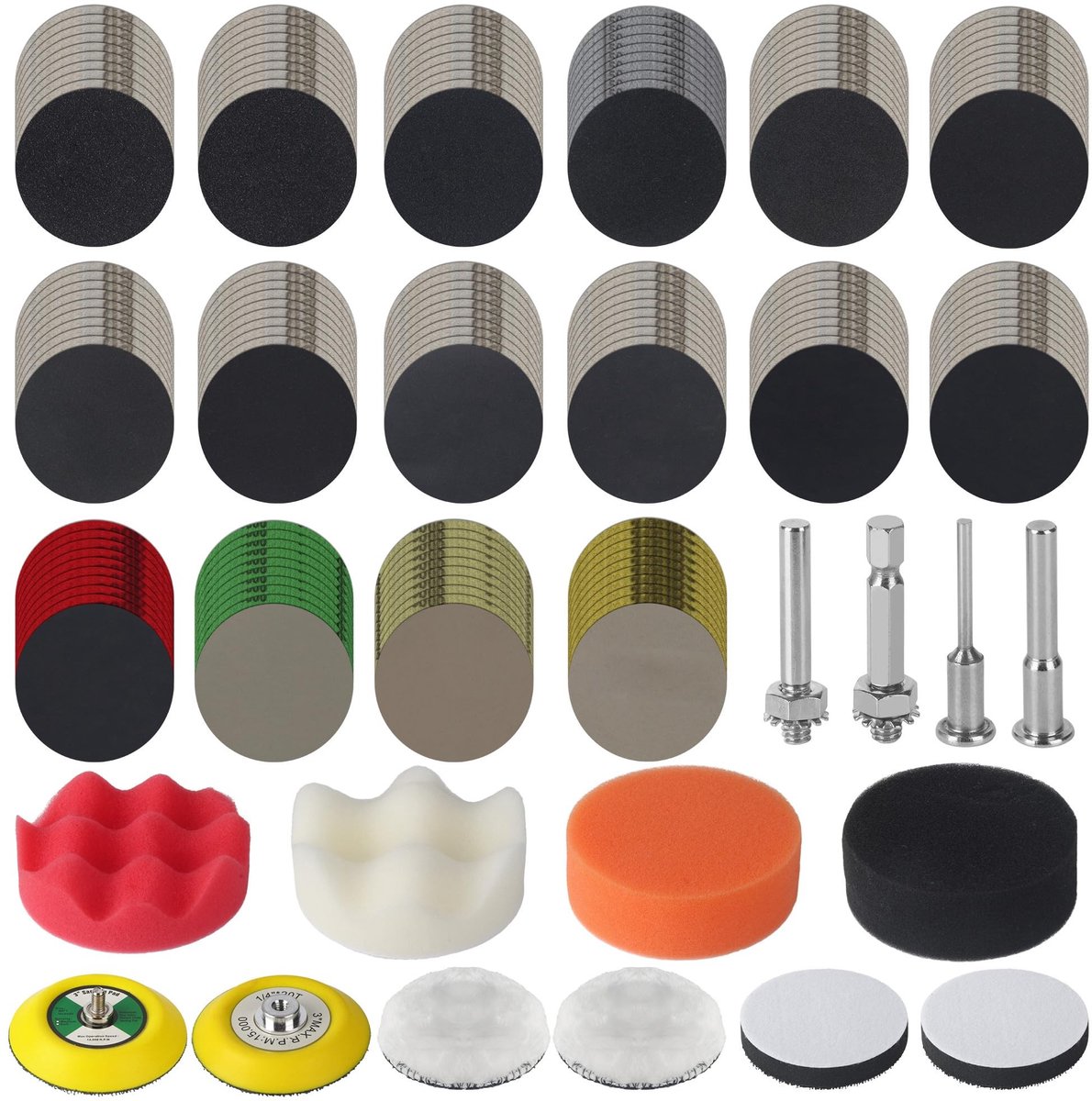 Omgoods - 174-delige Koplamp Behandelingsset met Polijstaccessoires