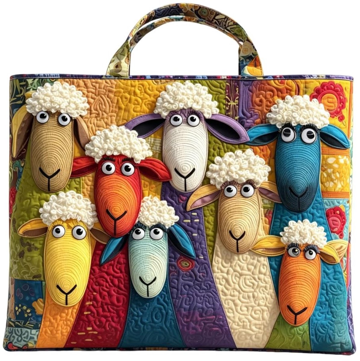Omgoods - Dames Tote Bag met Schapenprint