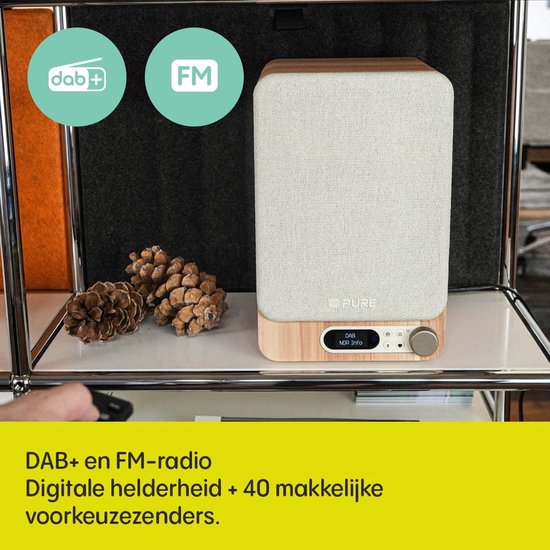 Stereo Geluidssysteem - Hifi Radio Systeem - Muziek en TV Geluid - Echt Stereo Scheiding - 2 x 40 Watt — afbeelding 3