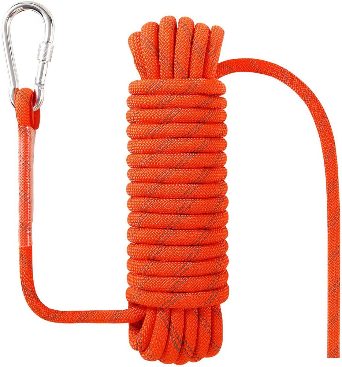 12mm x 10 meter drijvend touw voor varen, vissen, raften, kamperen, wandelen, jagen, anker, ligplaats, doklijnen, kajak, kano, redding reflecterend rood
