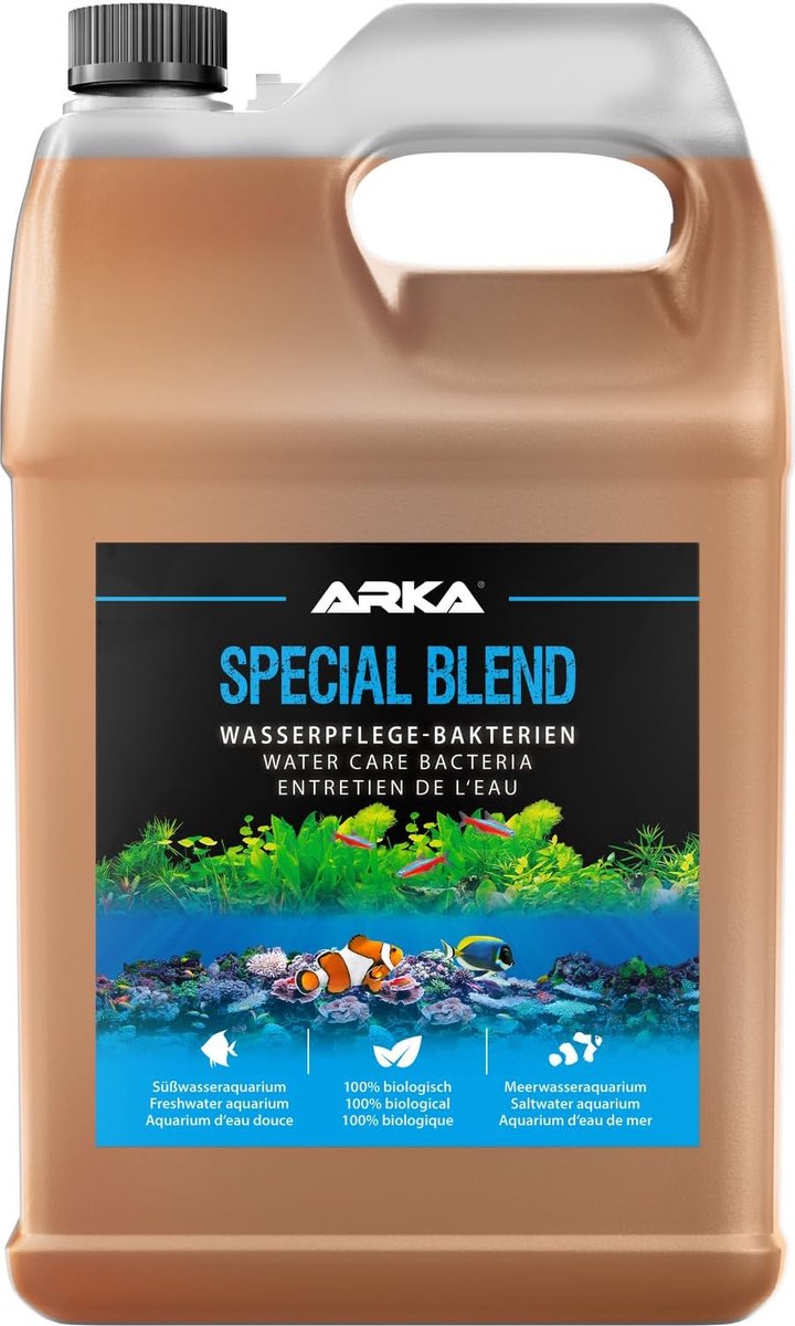 SnelShoppen - MICROBE-LIFT Special Blend – Zeer Actieve Bacteriën voor Natuurlijk Aquarium, Bevorderd Afbraak van Verontreinigingen, Zoet- en Zeewater