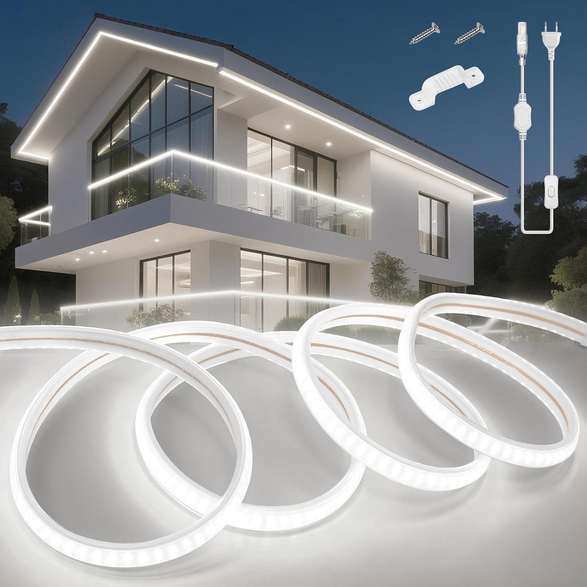 LED Strip 2m - Waterdicht IP65 - Flexibel Neon Licht - Perfecte verlichting voor binnen en buiten - ShopVlot