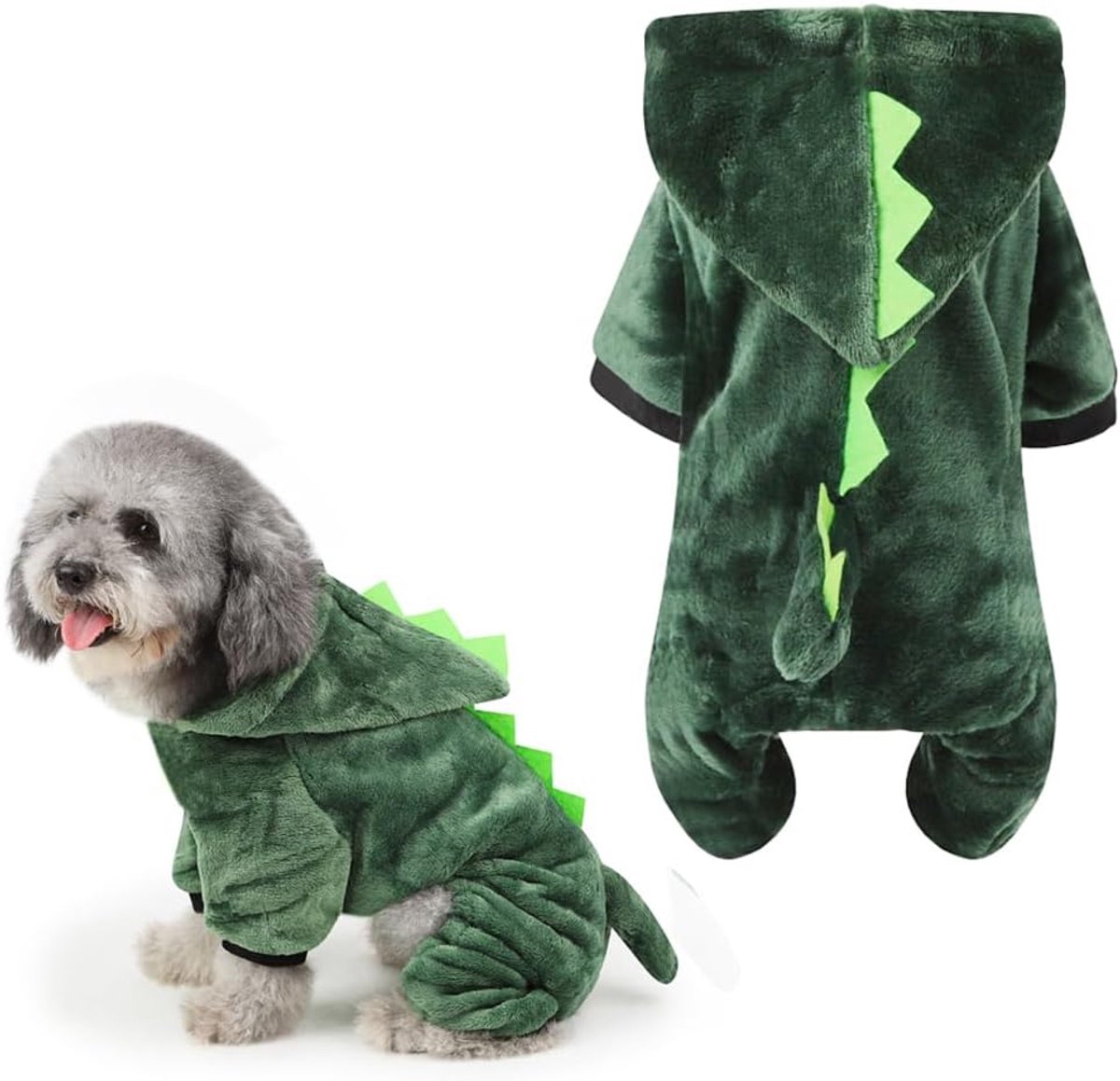 kostuum hond, Halloweenkostuum, hondenkleding voor grote honden, drakenkostuum voor honden, drakenkostuum, hondenkostuum, fleecejas, hondenkleding, karikatuur