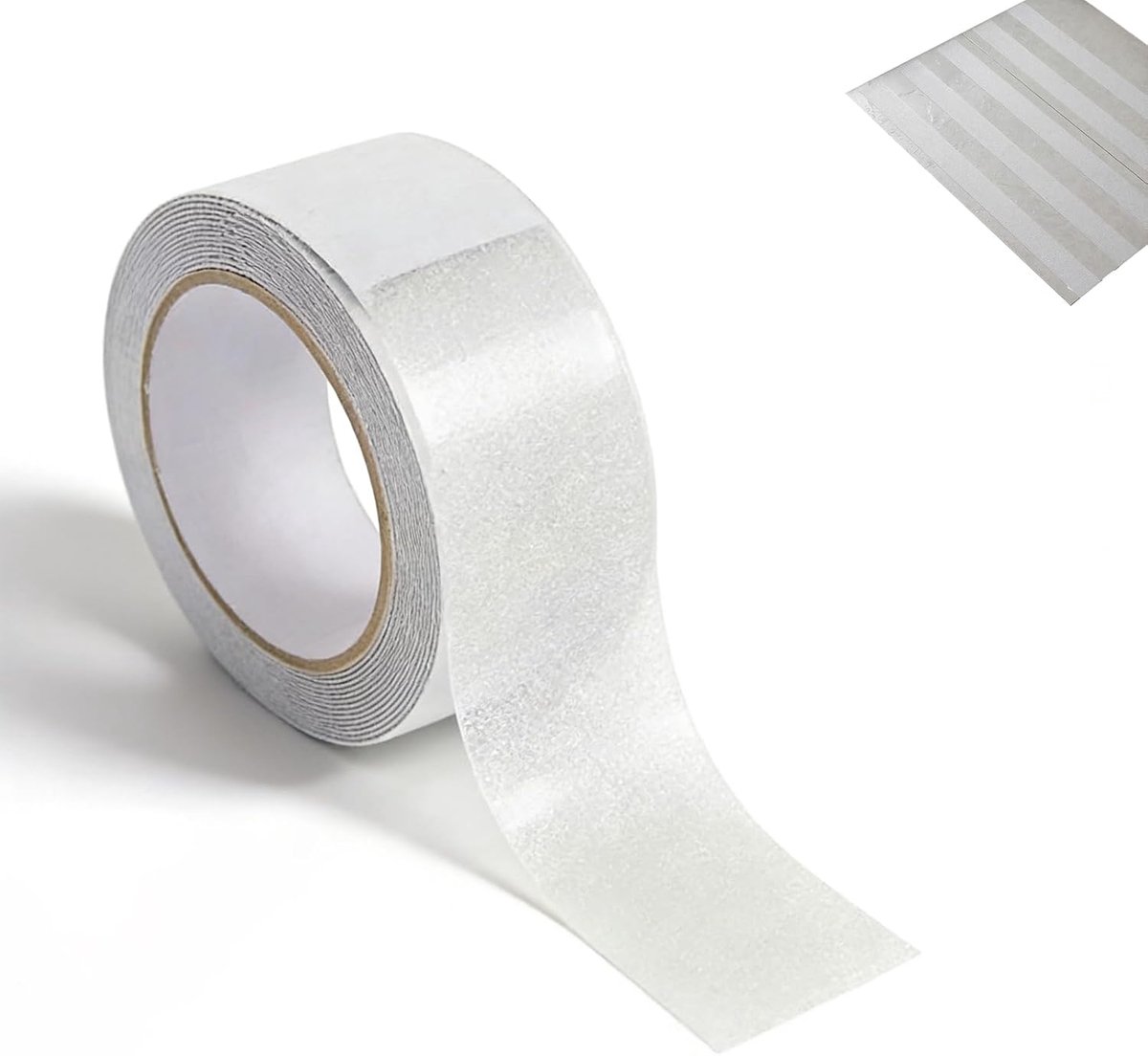 Robust non-slip tape, non-slip adhesive strips for stairs, stairs and floor coverings, self-adhesive, transparent - ShopVlot