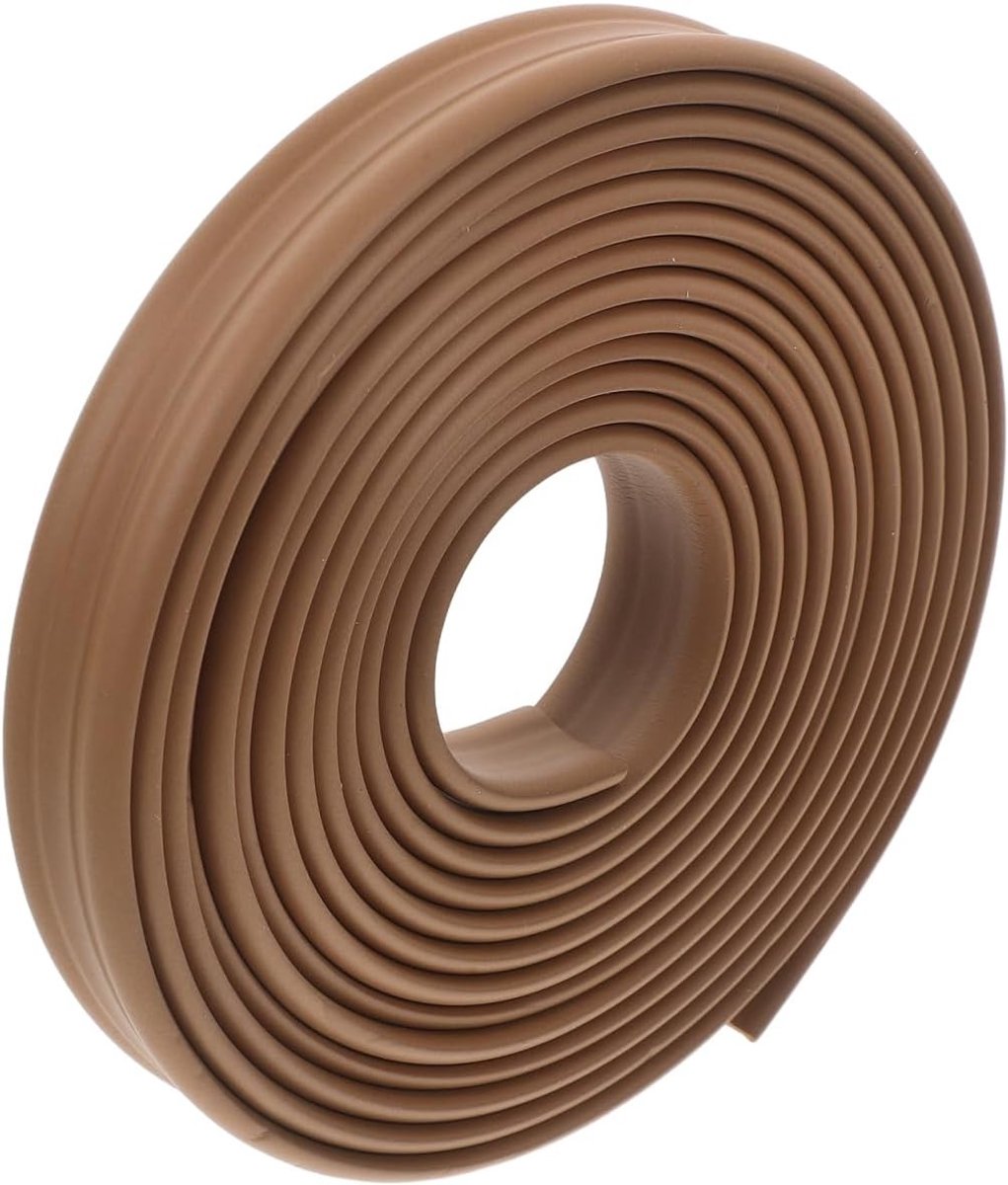 Decoratieve Mouldings voor Plafond en Muur - Flexibele Stickers en Lijsten in Bruin, 500 cm