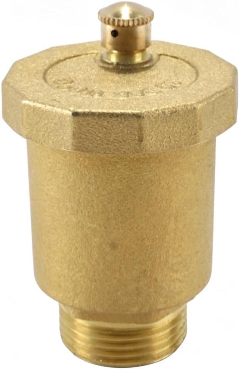 DN 20 messing eenrichtingsuitlaatklep, G3 / 4-inch messing automatische ontluchtingsklep voor boiler, radiator, zonneboiler