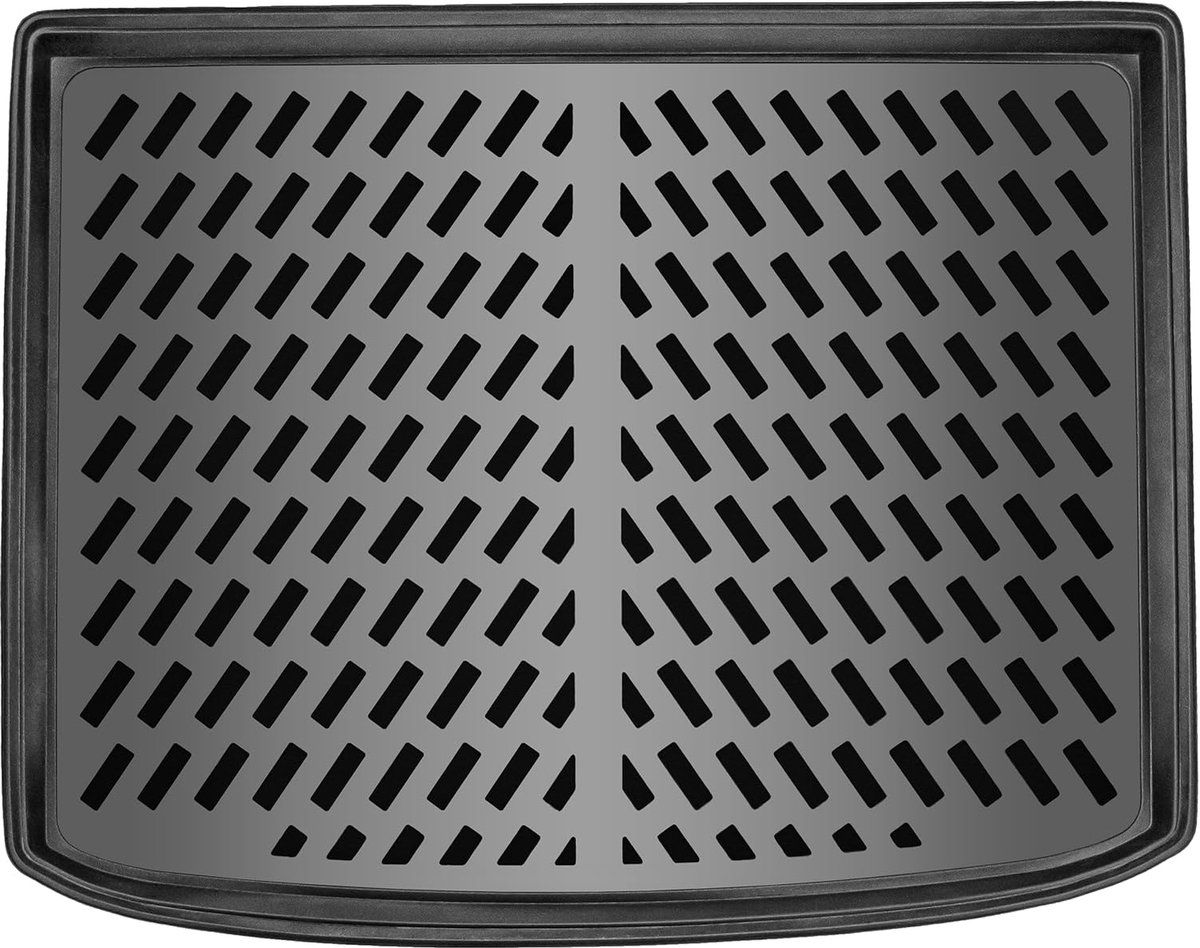 SnelShoppen - 3D Kofferbakmat voor Opel Frontera (2024-2026) | Op maat gemaakte Kofferbak Accessoires | Waterdicht, Extra Hoge Rand, Rubber, Elegant D