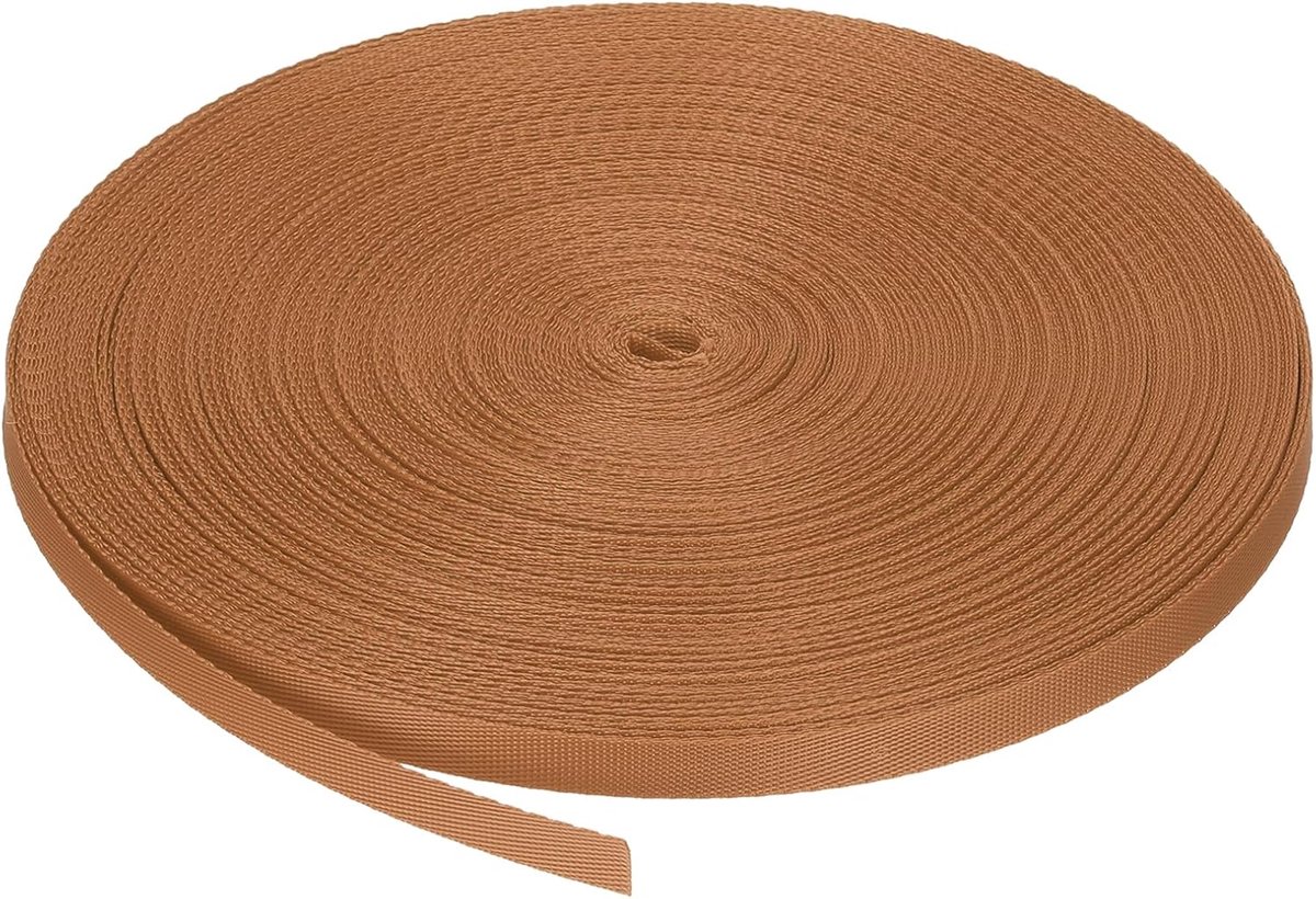 Gordelband van polypropyleen, 10 mm breed, nylon riem, 45 meter
