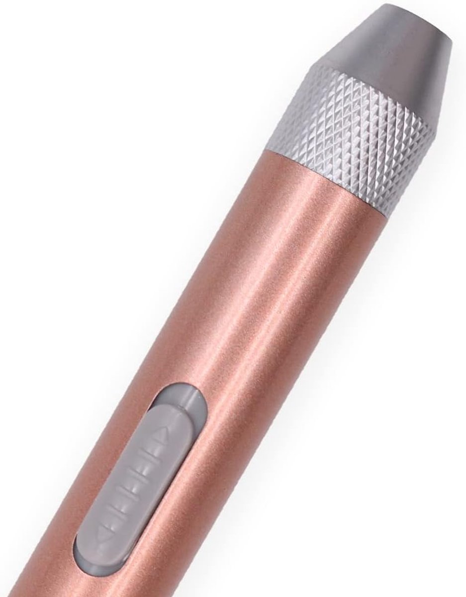 diamant schilderpen punt boorpen met licht 5D DIY oplaadbaar diamant schildergereedschap voor DIY schilderijen kunst (Roze Goud)