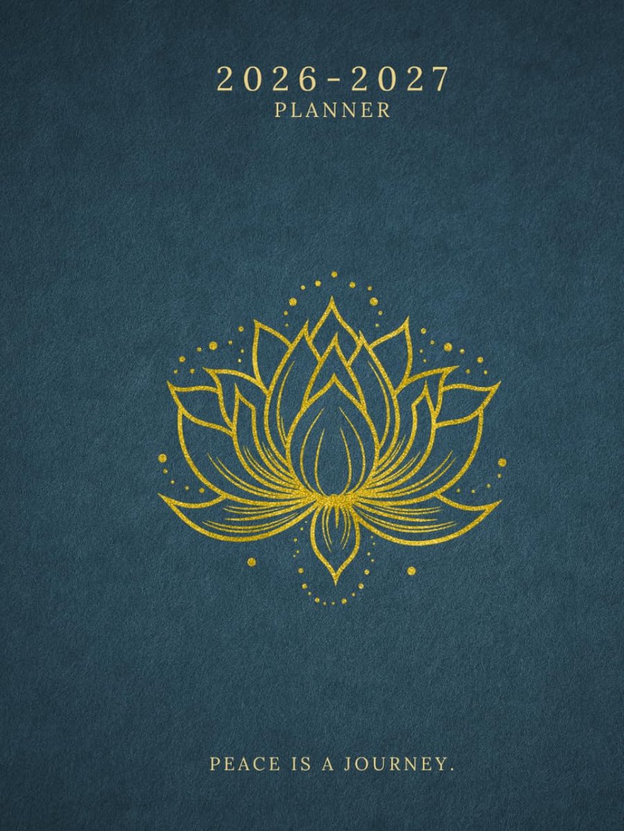 SnelShoppen - 2026-2027 Planner | Lotus Serenity Editie | Rustgevende Mindfulness Agenda | Maand- en Weekkalender voor Vrouwen, Tieners & Studenten |