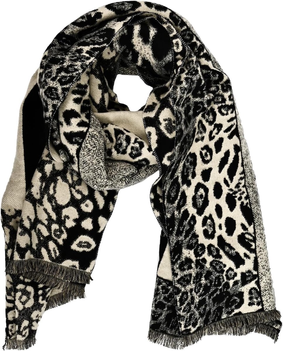 Sjaals en omslagdoeken voor dames, 185x65 cm, kasjmier, warm en comfortabel, kledingaccessoire, cadeau voor vrouwen en meisjes.