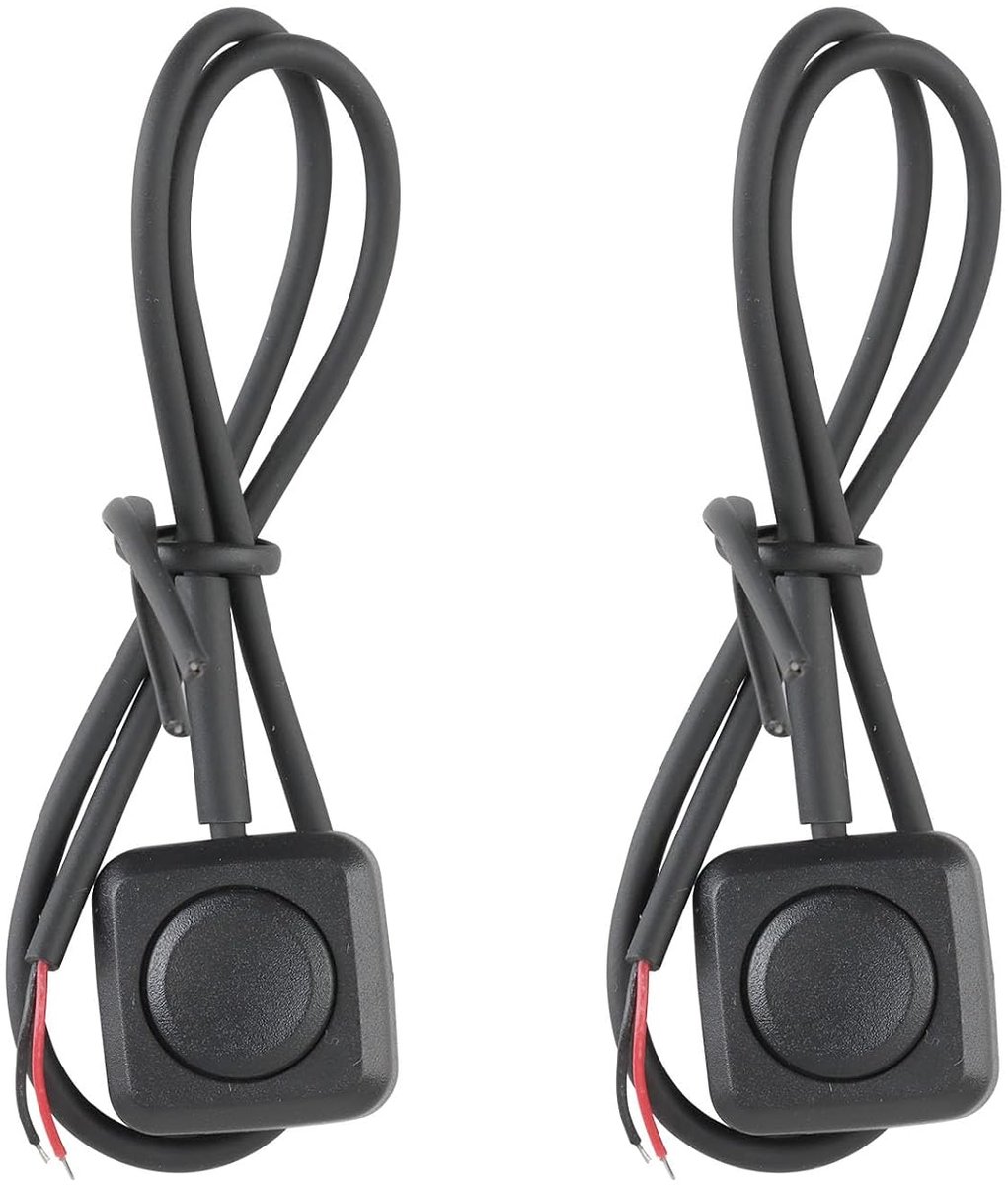 Drukknopschakelaars, 12 V/24 V Mini schakelaar met drukknop voor Oppervlaktemontage, Industriële Besturing, Elektronische Toepassingen, Gemakkelijk te Installeren