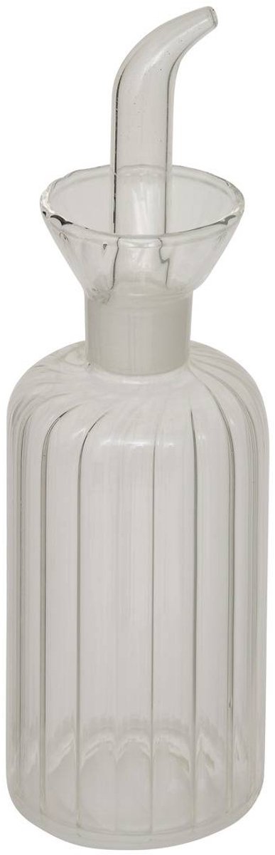 Oliefles 0,25 l van geribbeld glas