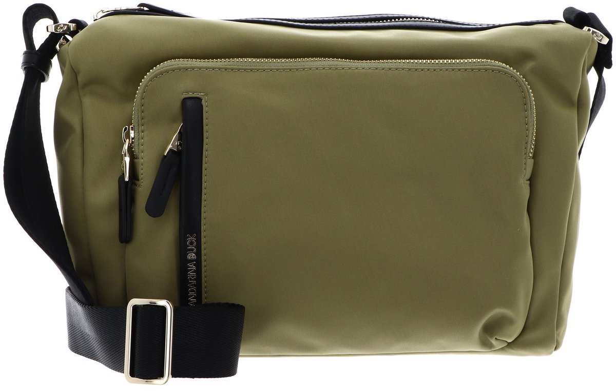 MANDARINA DUCK schoudertas Hunter Crossover Winter Olive olijfgroen