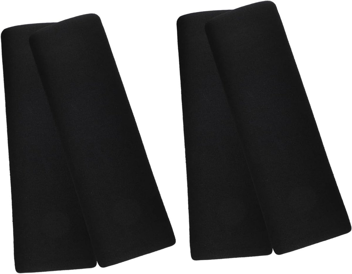 Motorfiets Handvatten - Stuurbekleding Spons - Comfortabel Rijden - Antislip Ontwerp - 12 cm Lengte - Zwart