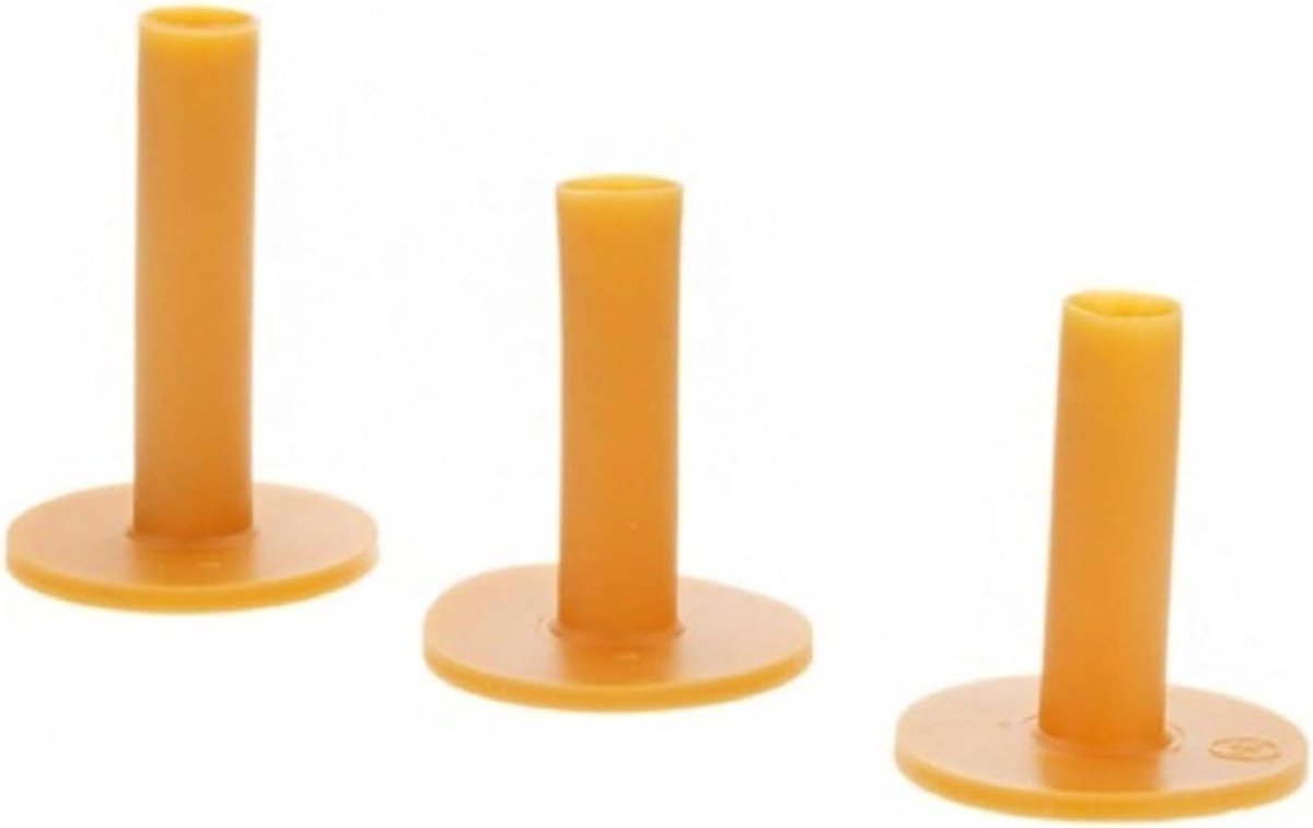 Golf Tees Set - Golf Accessoires - Golf Training - Hulvrij Ontwerp - 60 70 80 mm - Zwart
