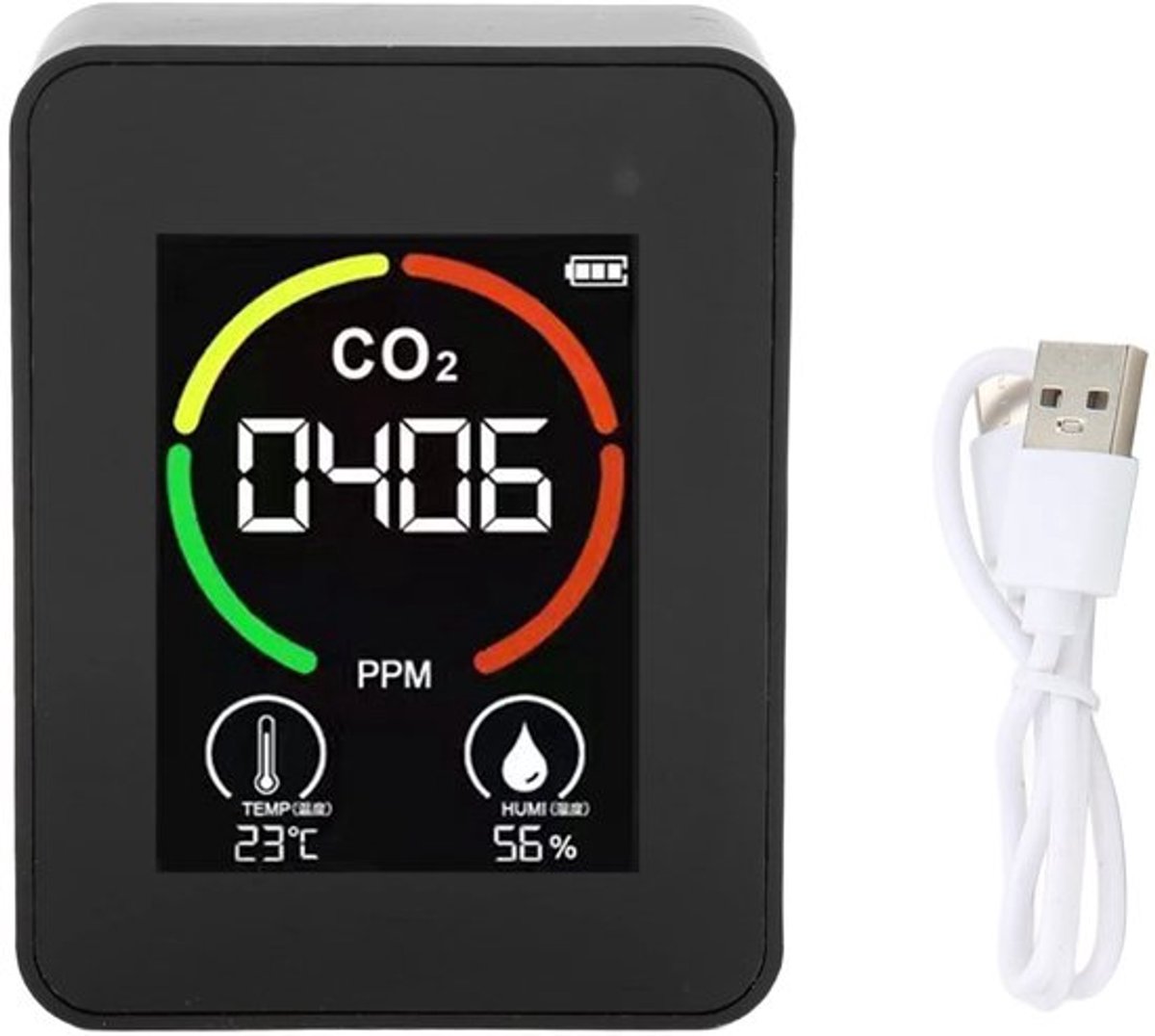 Dailygoods - CO2-detector - Luchtkwaliteitsmonitor